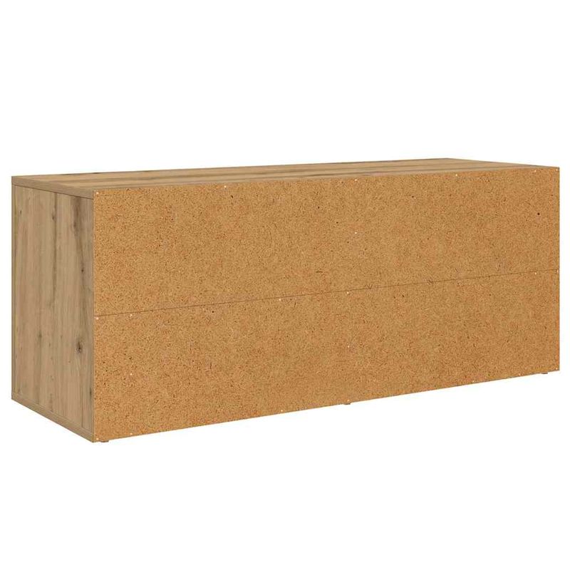 Casa si Gradina - Mobilier - Comode si corpuri - Comode - Cabinet TV Stejar Artizanal 100 x 35 x 40 cm Lemn compozit - Infinity.ro