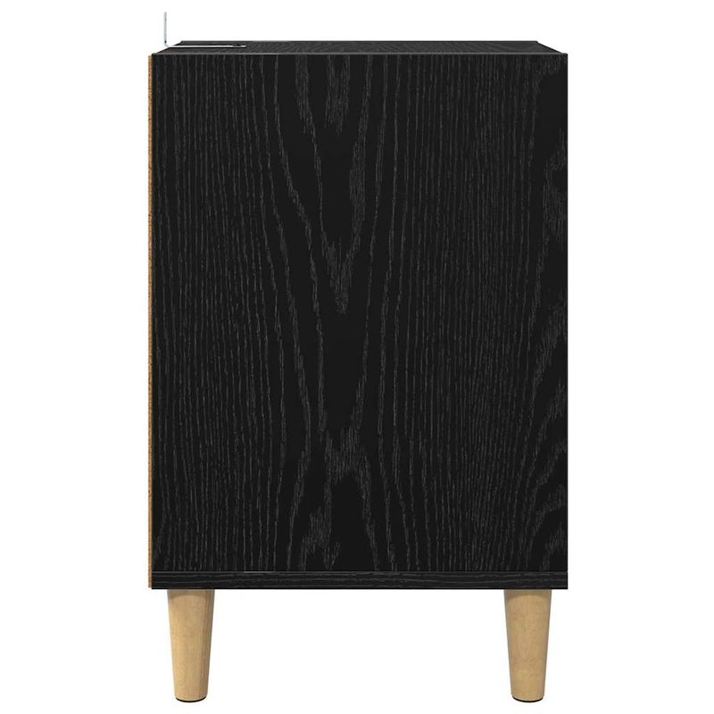 Casa si Gradina - Mobilier - Comode si corpuri - Comode - Cabinet TV Stejar Negru 100 x 35 x 55 cm Lemn compozit - Infinity.ro