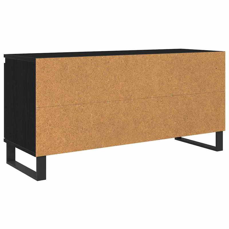 Casa si Gradina - Mobilier - Comode si corpuri - Comode - Cabinet TV Stejar Negru 104 x 35 x 50 cm Lemn compozit - Infinity.ro