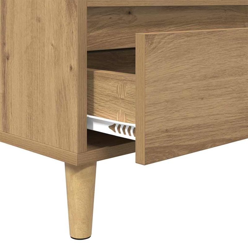 Casa si Gradina - Mobilier - Comode si corpuri - Comode - Cabinet TV Stejar Artizanal 100 x 34,5 x 44,5 cm Lemn compozit - Infinity.ro