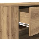 Casa si Gradina - Mobilier - Comode si corpuri - Comode - Cabinet TV Stejar Artizanal 100 x 35 x 40 cm Lemn compozit - Infinity.ro