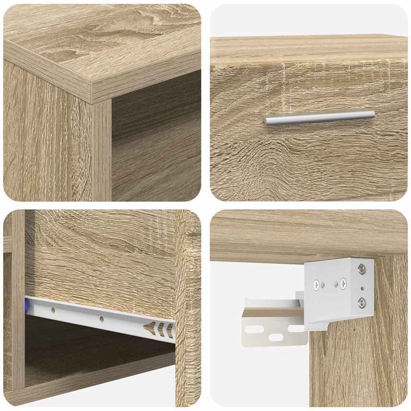 Casa si Gradina - Mobilier - Seturi de mobilier - Seturi living - Cabinet TV Stejar sonoma 100.5 x 39 x 30 cm Lemn compozit - Infinity.ro