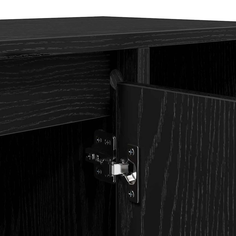 Casa si Gradina - Mobilier - Comode si corpuri - Comode - Cabinet TV Stejar Negru 100 x 35 x 55 cm Lemn compozit - Infinity.ro