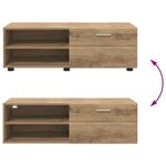 Casa si Gradina - Mobilier - Seturi de mobilier - Seturi living - Cabinet TV stejar artizanal 100.5 x 39 x 30 cm Lemn compozit - Infinity.ro