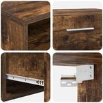 Casa si Gradina - Mobilier - Seturi de mobilier - Seturi living - Cabinet TV Stejar afumat 100.5 x 39 x 30 cm Lemn compozit - Infinity.ro