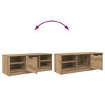 Casa si Gradina - Mobilier - Comode si corpuri - Comode - Cabinet TV Stejar Artizanal 102 x 35 x 36,5 cm Lemn compozit - Infinity.ro