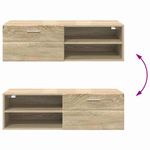 Casa si Gradina - Mobilier - Seturi de mobilier - Seturi living - Cabinet TV Stejar sonoma 100.5 x 39 x 30 cm Lemn compozit - Infinity.ro