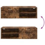 Casa si Gradina - Mobilier - Seturi de mobilier - Seturi living - Cabinet TV Stejar afumat 100.5 x 39 x 30 cm Lemn compozit - Infinity.ro