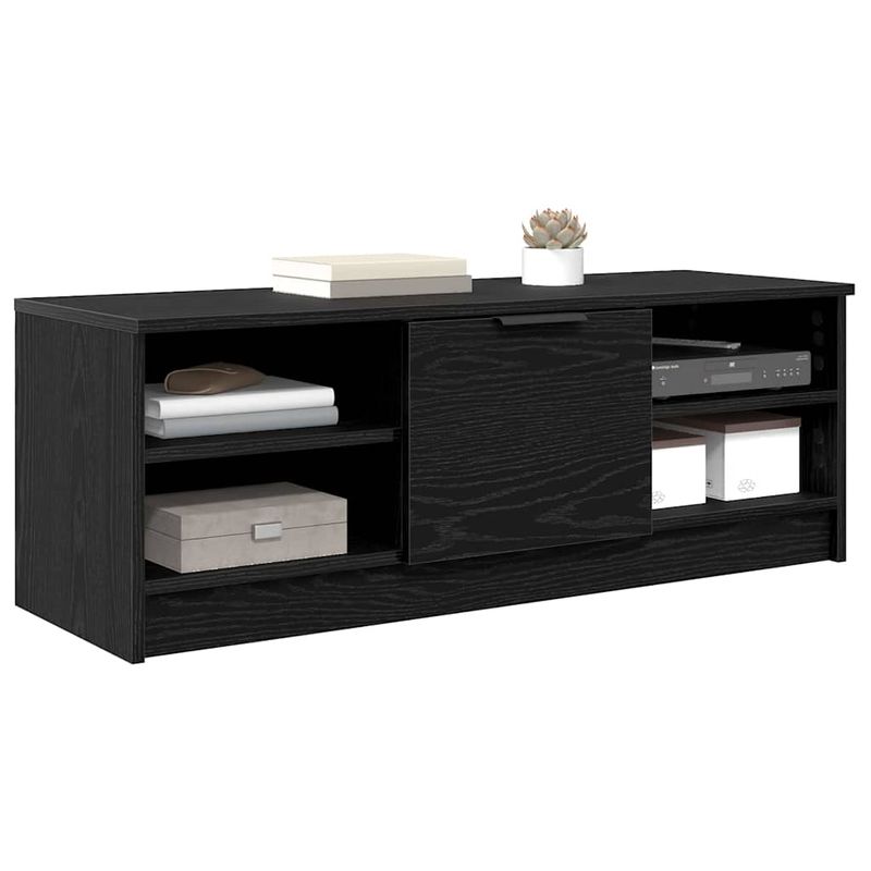 Casa si Gradina - Mobilier - Comode si corpuri - Comode - Cabinet TV Stejar Negru 102 x 35 x 36,5 cm Lemn compozit - Infinity.ro