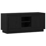 Casa si Gradina - Mobilier - Comode si corpuri - Comode - Cabinet TV Stejar Negru 102 x 35 x 45 cm Lemn compozit - Infinity.ro