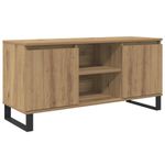 Casa si Gradina - Mobilier - Comode si corpuri - Comode - Cabinet TV Stejar Artizanal 104 x 35 x 50 cm Lemn compozit - Infinity.ro