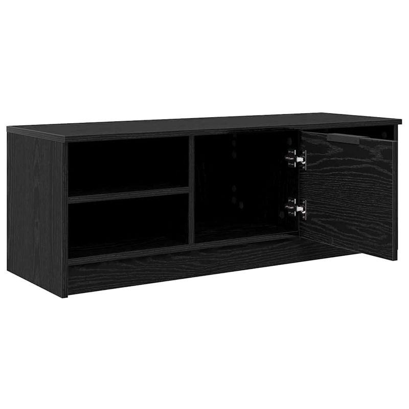 Casa si Gradina - Mobilier - Comode si corpuri - Comode - Cabinet TV Stejar Negru 102 x 35 x 36,5 cm Lemn compozit - Infinity.ro