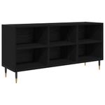 Casa si Gradina - Mobilier - Comode si corpuri - Comode - Cabinet TV Stejar Negru 103,5 x 30 x 50 cm Lemn compozit - Infinity.ro