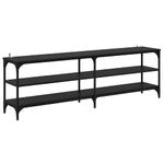 Casa si Gradina - Mobilier - Comode si corpuri - Comode - Cabinet TV Stejar Negru 160 x 30 x 50 cm - Infinity.ro