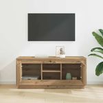 Casa si Gradina - Mobilier - Comode si corpuri - Comode - Cabinet TV Stejar Artizanal 102 x 35 x 45 cm Lemn compozit - Infinity.ro