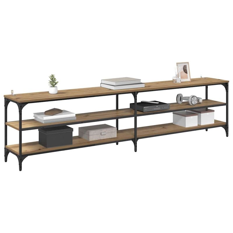 Casa si Gradina - Mobilier - Comode si corpuri - Comode - Cabinet TV Stejar Artizanal 200 x 30 x 50 cm - Infinity.ro