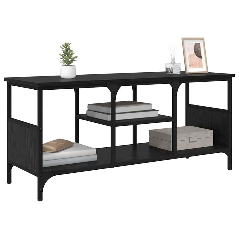Casa si Gradina - Mobilier - Comode si corpuri - Comode - Cabinet TV Stejar Negru 100 x 35 x 45 cm - Infinity.ro