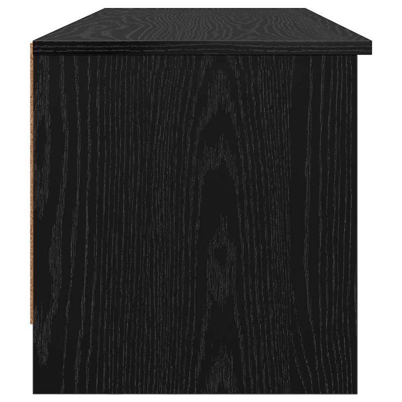 Casa si Gradina - Mobilier - Comode si corpuri - Comode - Cabinet TV Stejar Negru 102 x 35 x 36,5 cm Lemn compozit - Infinity.ro