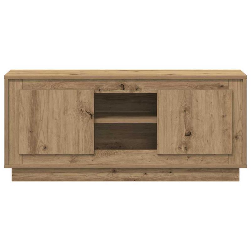 Casa si Gradina - Mobilier - Comode si corpuri - Comode - Cabinet TV Stejar Artizanal 102 x 35 x 45 cm Lemn compozit - Infinity.ro