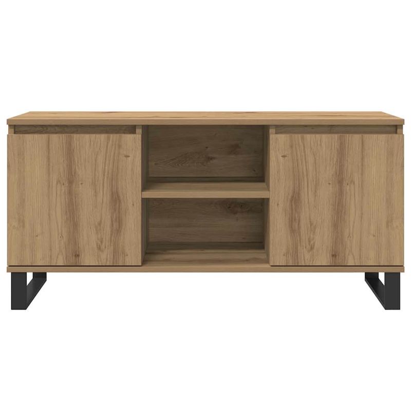 Casa si Gradina - Mobilier - Comode si corpuri - Comode - Cabinet TV Stejar Artizanal 104 x 35 x 50 cm Lemn compozit - Infinity.ro