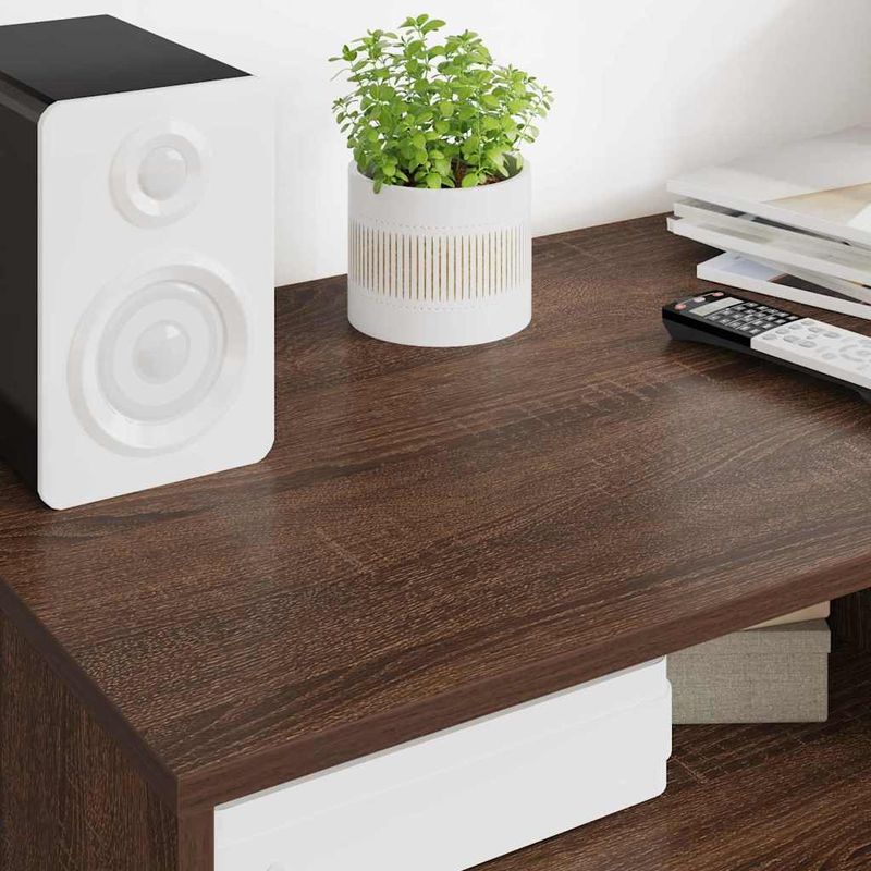 Casa si Gradina - Mobilier - Comode si corpuri - Comode - Cabinet TV Stejar inchis 100 x 48 x 43 cm Lemn compozit - Infinity.ro
