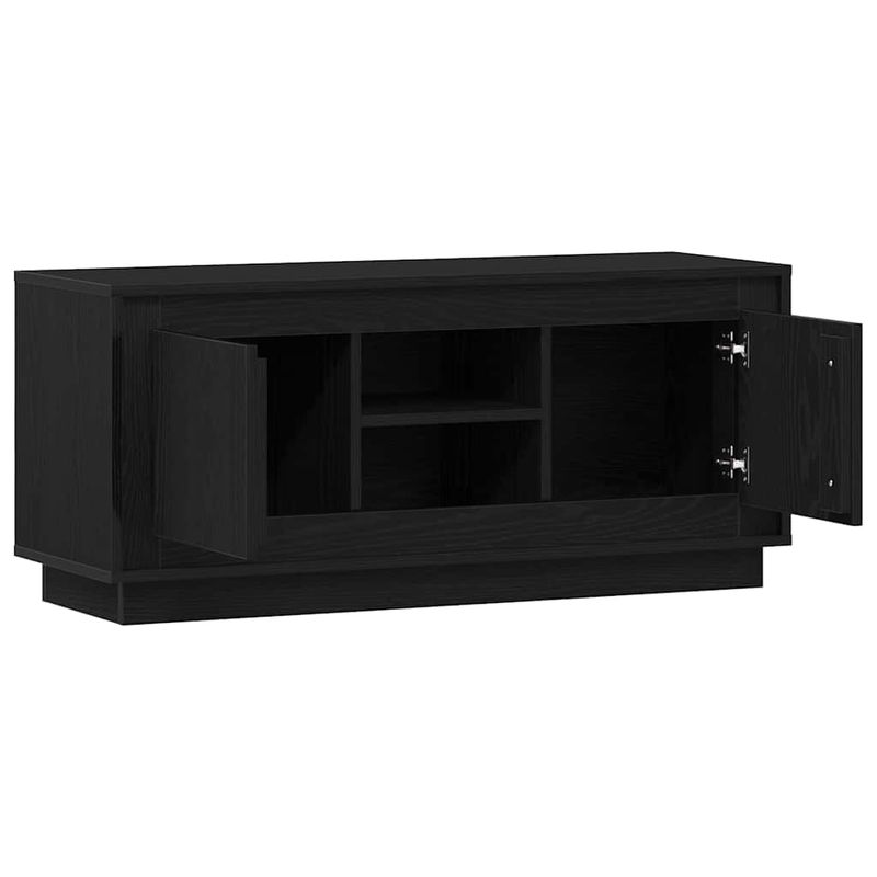 Casa si Gradina - Mobilier - Comode si corpuri - Comode - Cabinet TV Stejar Negru 102 x 35 x 45 cm Lemn compozit - Infinity.ro
