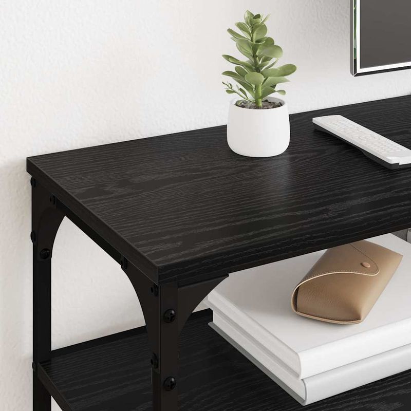 Casa si Gradina - Mobilier - Comode si corpuri - Comode - Cabinet TV Stejar Negru 160 x 30 x 50 cm - Infinity.ro