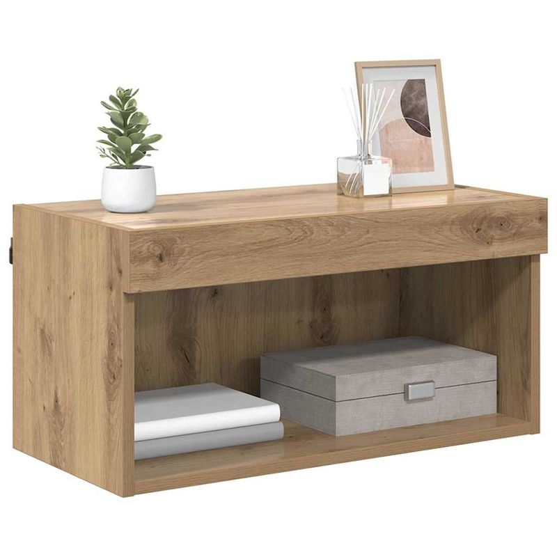 Casa si Gradina - Mobilier - Comode si corpuri - Comode - Cabinet TV Stejar Artizanal 60 x 30 x 30 cm Lemn compozit - Infinity.ro