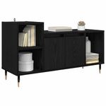 Casa si Gradina - Mobilier - Comode si corpuri - Comode - Cabinet TV Stejar Negru 100 x 35 x 55 cm Lemn compozit - Infinity.ro