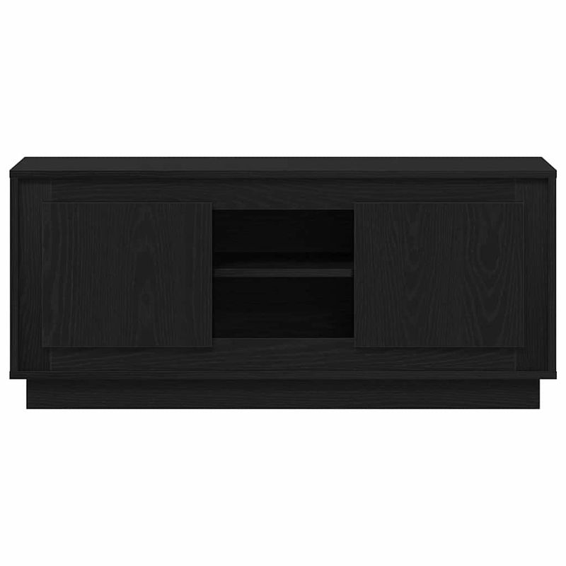 Casa si Gradina - Mobilier - Comode si corpuri - Comode - Cabinet TV Stejar Negru 102 x 35 x 45 cm Lemn compozit - Infinity.ro