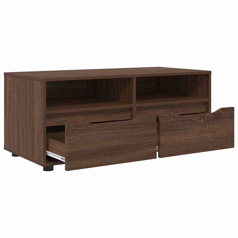 Casa si Gradina - Mobilier - Comode si corpuri - Comode - Cabinet TV Stejar inchis 100 x 48 x 43 cm Lemn compozit - Infinity.ro