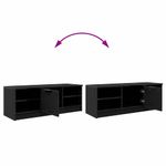 Casa si Gradina - Mobilier - Comode si corpuri - Comode - Cabinet TV Stejar Negru 102 x 35 x 36,5 cm Lemn compozit - Infinity.ro