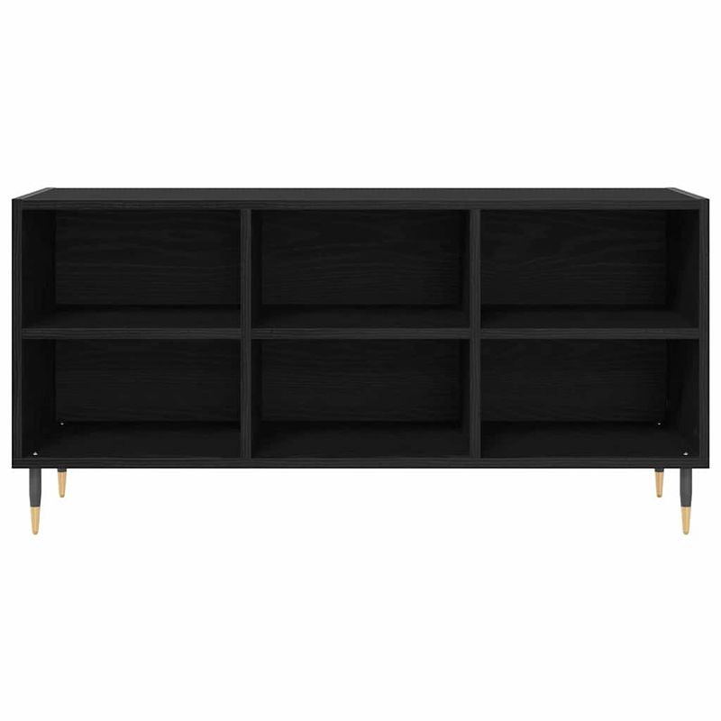 Casa si Gradina - Mobilier - Comode si corpuri - Comode - Cabinet TV Stejar Negru 103,5 x 30 x 50 cm Lemn compozit - Infinity.ro