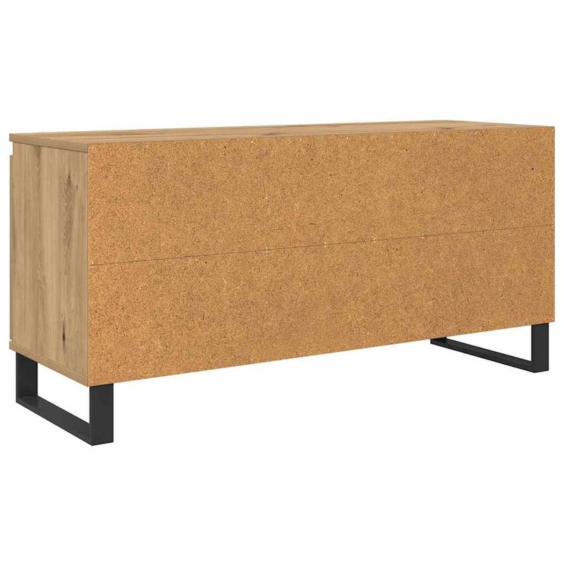 Casa si Gradina - Mobilier - Comode si corpuri - Comode - Cabinet TV Stejar Artizanal 104 x 35 x 50 cm Lemn compozit - Infinity.ro