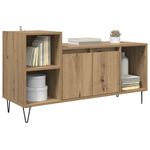 Casa si Gradina - Mobilier - Comode si corpuri - Comode - Cabinet TV Stejar Artizanal 100 x 35 x 55 cm Lemn compozit - Infinity.ro