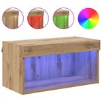 Casa si Gradina - Mobilier - Comode si corpuri - Comode - Cabinet TV Stejar Artizanal 60 x 30 x 30 cm Lemn compozit - Infinity.ro