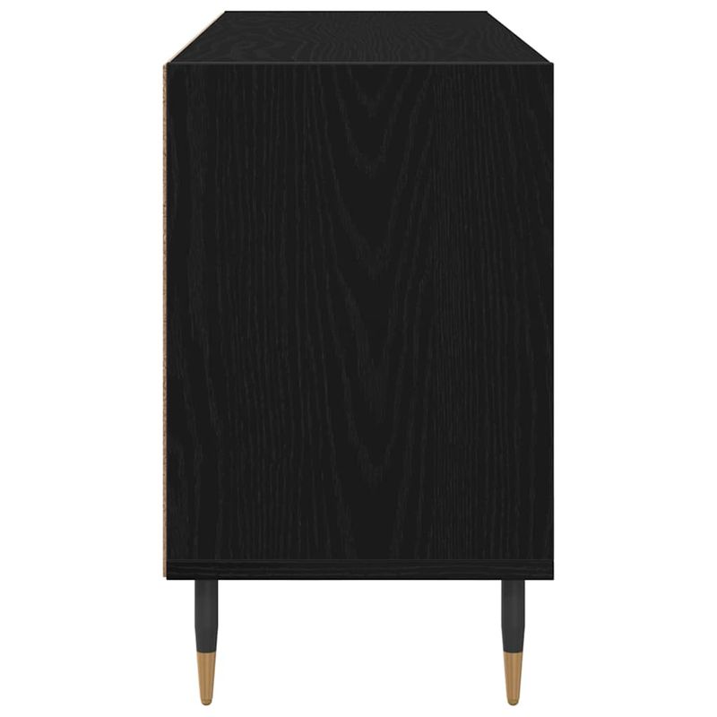 Casa si Gradina - Mobilier - Comode si corpuri - Comode - Cabinet TV Stejar Negru 103,5 x 30 x 50 cm Lemn compozit - Infinity.ro