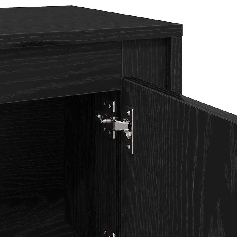 Casa si Gradina - Mobilier - Comode si corpuri - Comode - Cabinet TV Stejar Negru 102 x 35 x 45 cm Lemn compozit - Infinity.ro