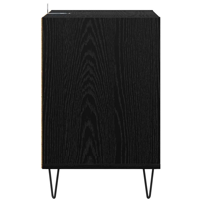 Casa si Gradina - Mobilier - Comode si corpuri - Comode - Cabinet TV Stejar Negru 100 x 35 x 55 cm Lemn compozit - Infinity.ro