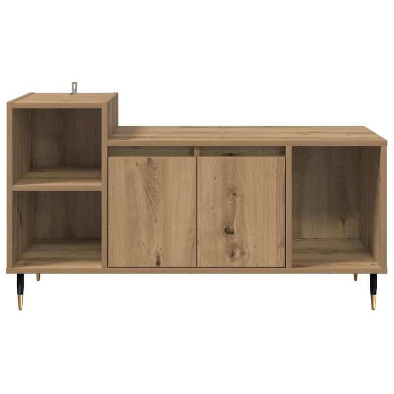Casa si Gradina - Mobilier - Comode si corpuri - Comode - Cabinet TV Stejar Artizanal 100 x 35 x 55 cm Lemn compozit - Infinity.ro