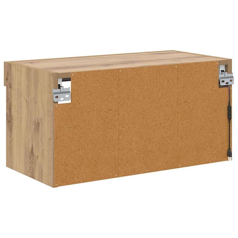 Casa si Gradina - Mobilier - Comode si corpuri - Comode - Cabinet TV Stejar Artizanal 60 x 30 x 30 cm Lemn compozit - Infinity.ro