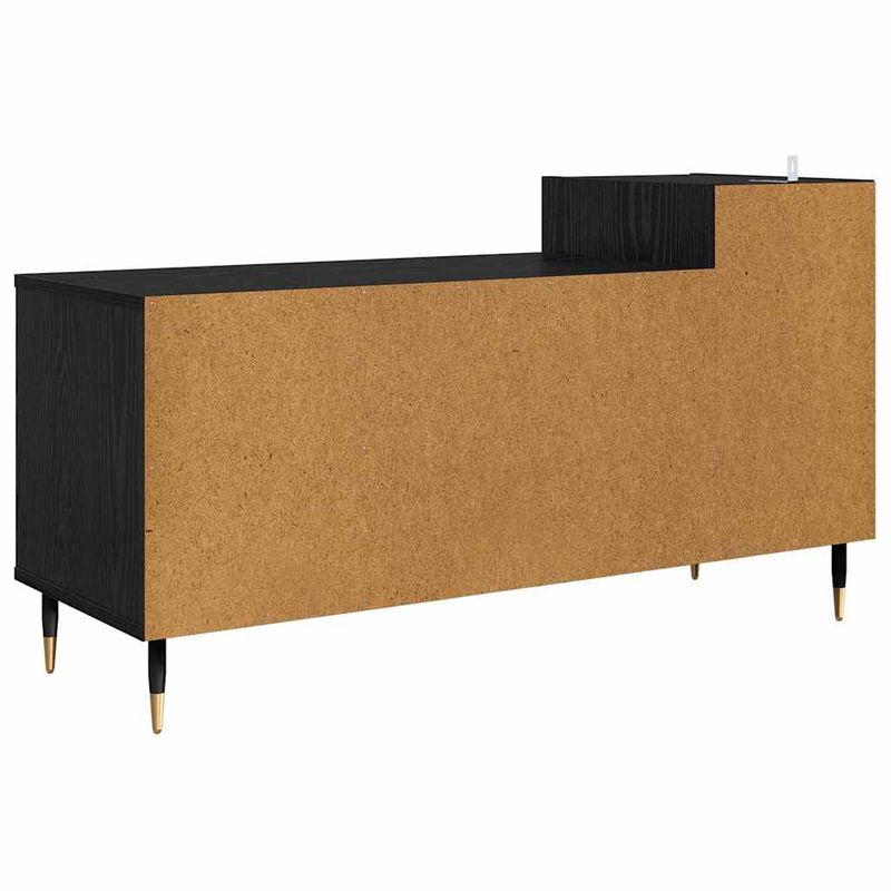 Casa si Gradina - Mobilier - Comode si corpuri - Comode - Cabinet TV Stejar Negru 100 x 35 x 55 cm Lemn compozit - Infinity.ro