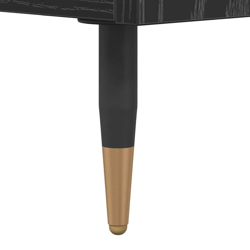 Casa si Gradina - Mobilier - Comode si corpuri - Comode - Cabinet TV Stejar Negru 103,5 x 30 x 50 cm Lemn compozit - Infinity.ro