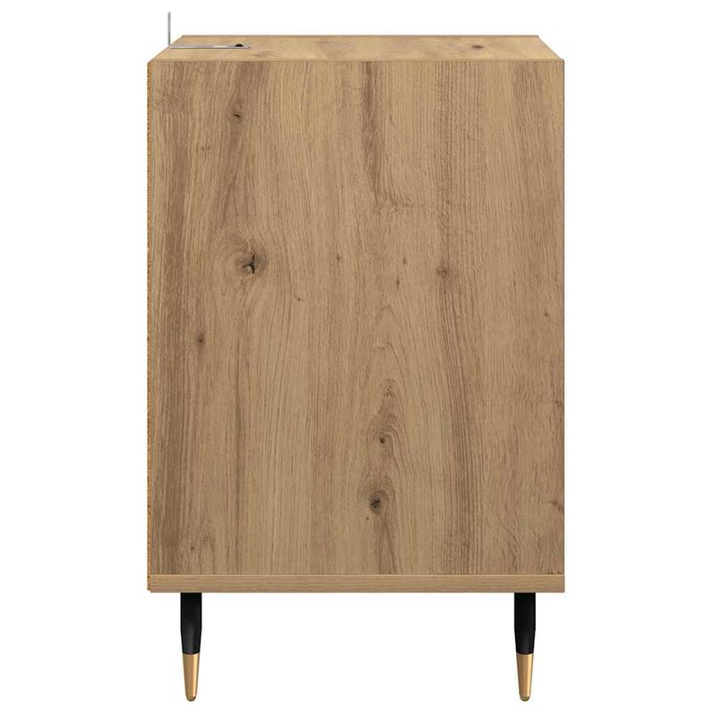 Casa si Gradina - Mobilier - Comode si corpuri - Comode - Cabinet TV Stejar Artizanal 100 x 35 x 55 cm Lemn compozit - Infinity.ro