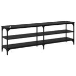 Casa si Gradina - Mobilier - Comode si corpuri - Comode - Cabinet TV Stejar Negru 160 x 30 x 50 cm - Infinity.ro