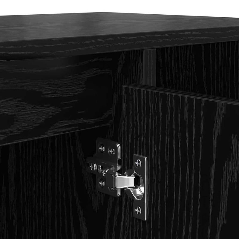 Casa si Gradina - Mobilier - Comode si corpuri - Comode - Cabinet TV Stejar Negru 100 x 35 x 55 cm Lemn compozit - Infinity.ro