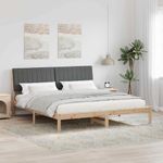 Casa si Gradina - Mobilier - Paturi si accesorii - Paturi - Cadru de pat cu headboard Maro 180 x 200 cm tesatura - Infinity.ro