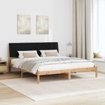 Casa si Gradina - Mobilier - Paturi si accesorii - Paturi - Cadru de pat cu headboard Maro 180 x 200 cm tesatura - Infinity.ro