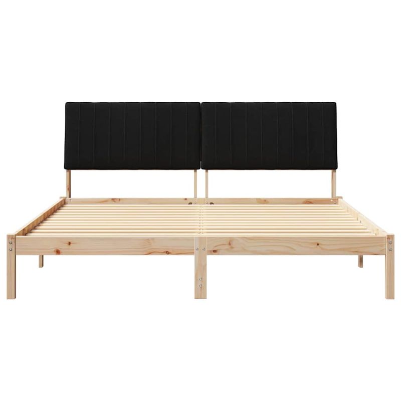 Casa si Gradina - Mobilier - Paturi si accesorii - Paturi - Cadru de pat cu headboard Maro 180 x 200 cm tesatura - Infinity.ro