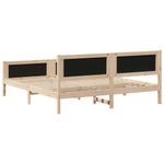 Casa si Gradina - Mobilier - Paturi si accesorii - Paturi - Cadru de pat cu headboard Gri inchis 180 x 200 cm tesatura - Infinity.ro